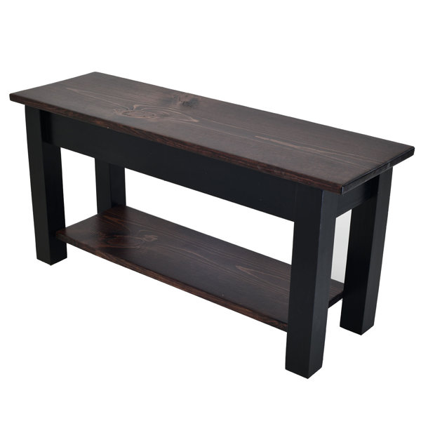 Gracie Oaks Halma Wood Storage Dining Bench & Reviews Wayfair